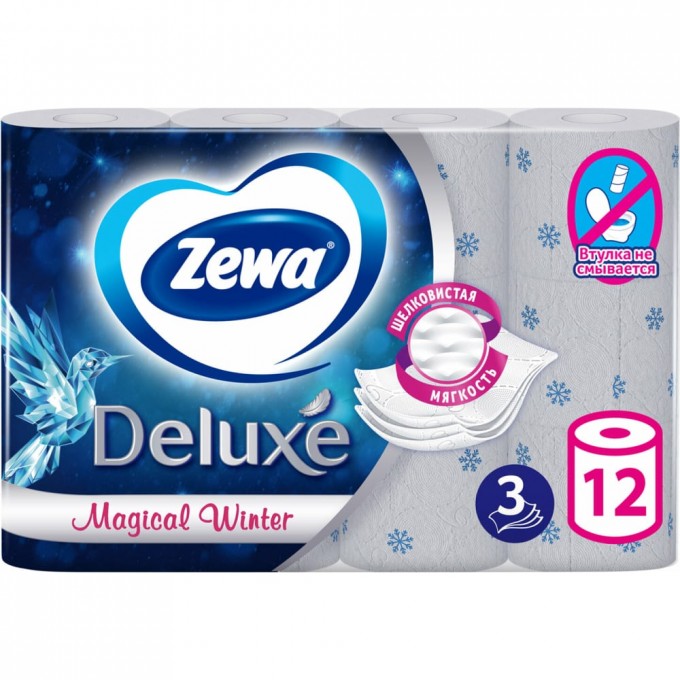 Туалетная бумага ZEWA Deluxe 144029113844